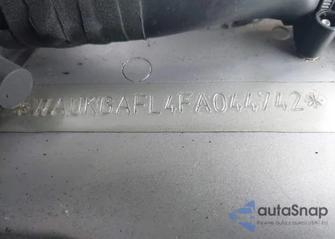 2015 Audi S4 3.0T Premium Plus from USA, damaged, VIN WAUKGAFL4FA044742